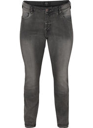 Slim fit Emily jeans med regul&aelig;r talje, Gr&aring;