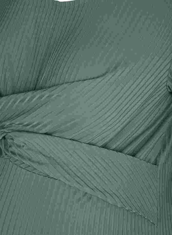 Graviditets bluse med 3/4 ærmer, Silver Pine, Packshot image number 2