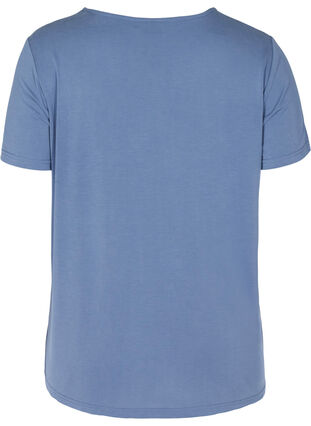 Kortærmet t-shirt med rund halsudskæring, Bijou Blue, Packshot image number 1