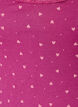 Top med print og blondekant, Lilla, Packshot image number 2