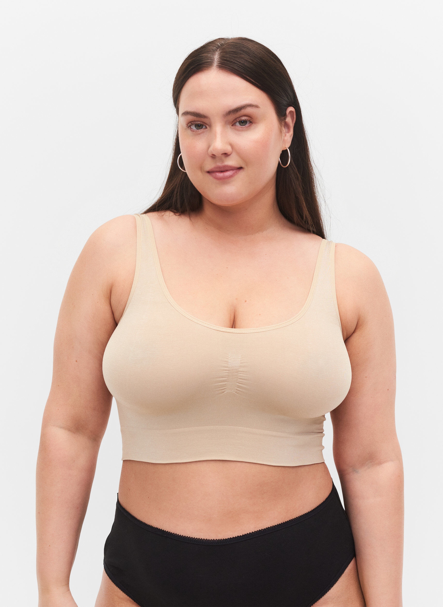Seamless bh top, Beige, Model