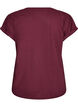 Kort&aelig;rmet t-shirt i bomuldsblanding, R&oslash;d, Packshot image number 1