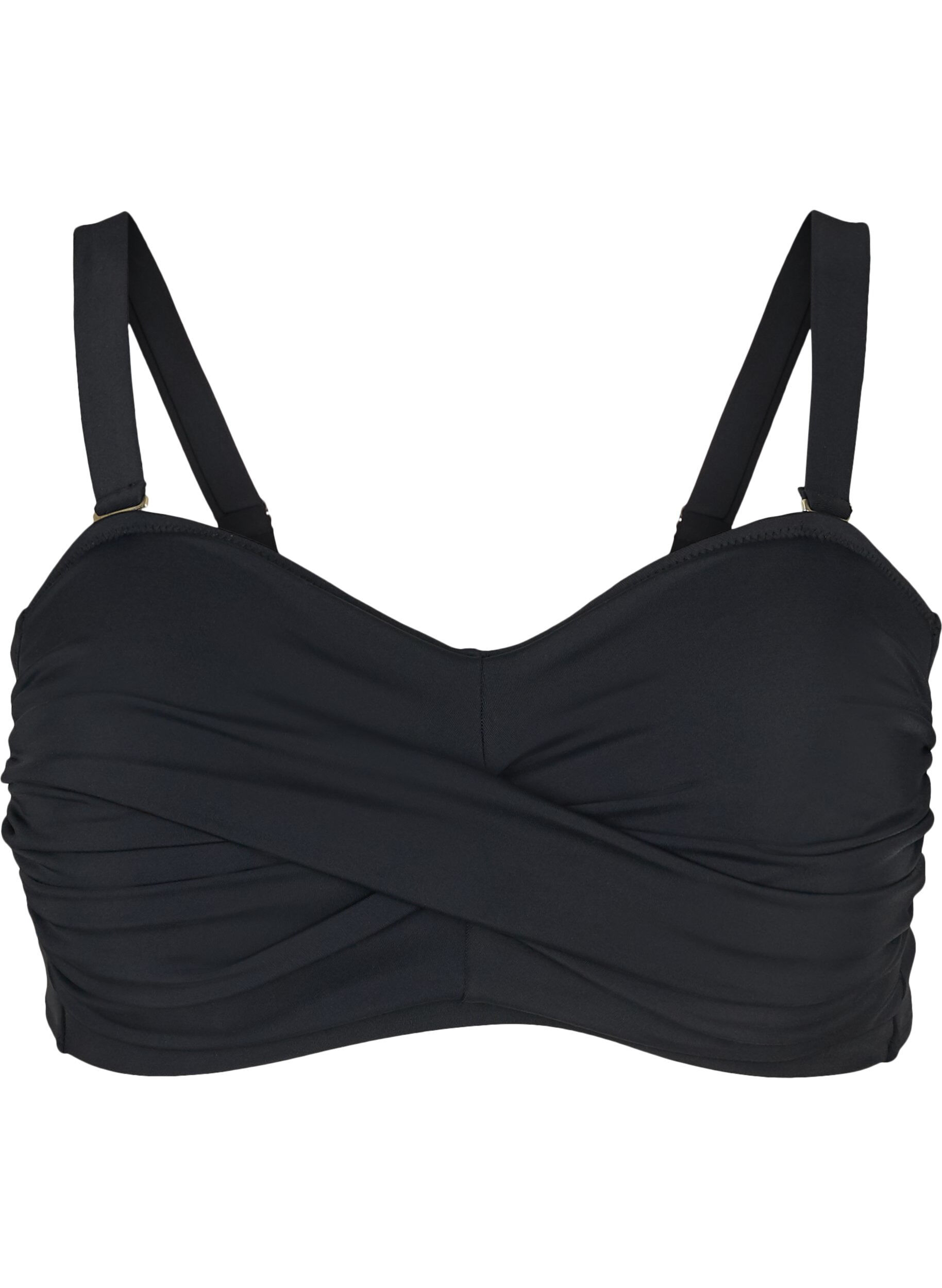 Zizzi Bikini overdel, Black, Packshot image number 0