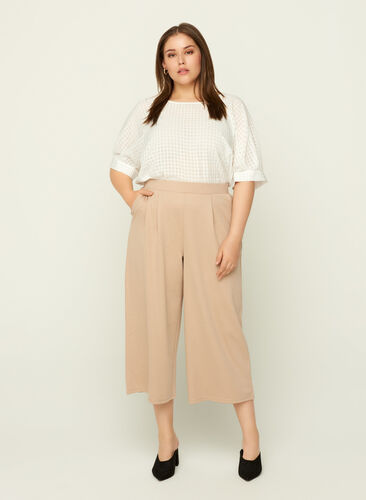 Culotte bukser med lommer, Shifting Sand ASS, Model image number 0