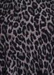 Bluse med lange &aelig;rmer og leoprint, Gr&aring;, Packshot image number 2