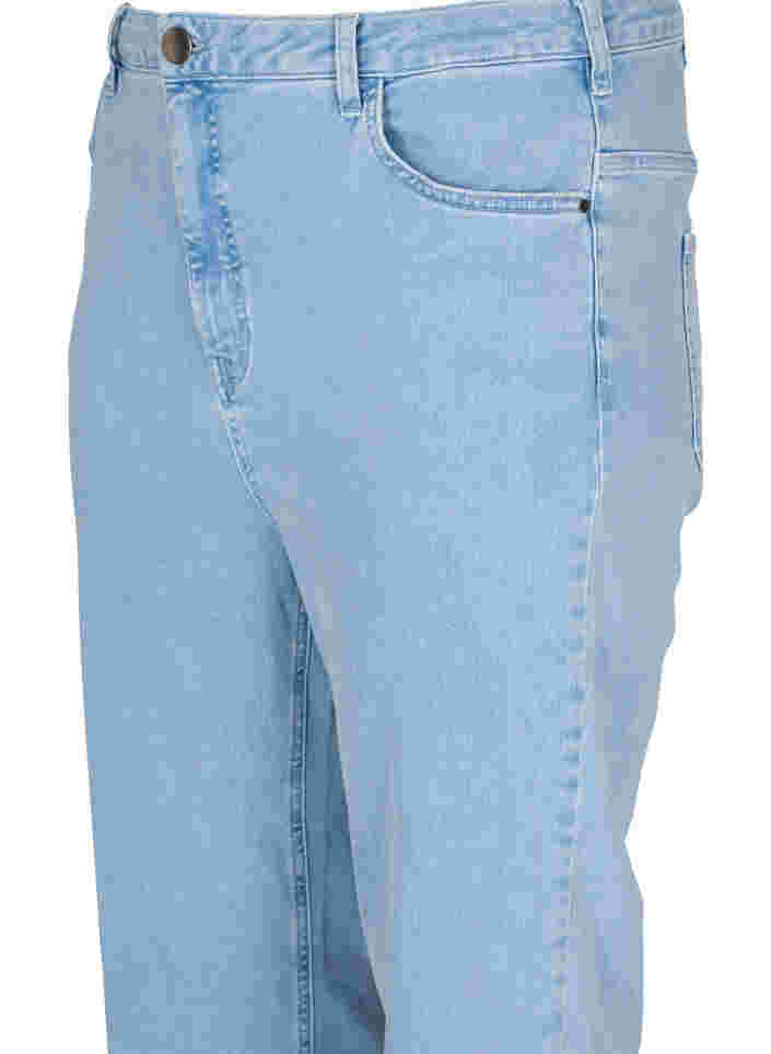Ekstra højtaljet Megan jeans , Light blue, Packshot image number 2