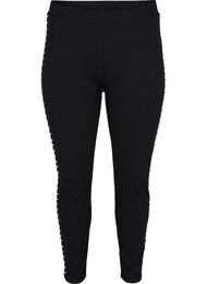 Leggings med perler, Black