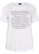 T-shirt med motiv, Hvid, Packshot image number 0