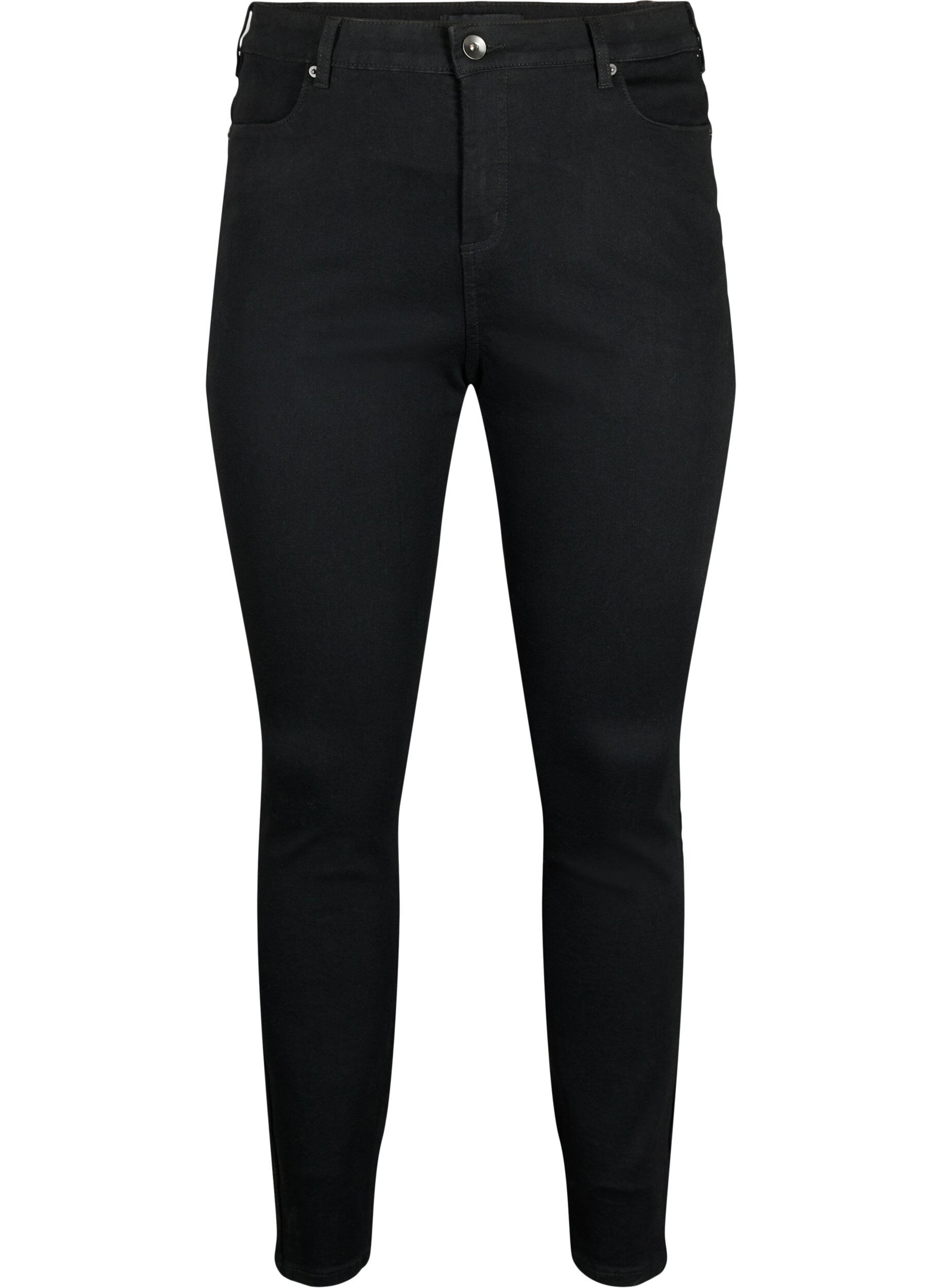 Amy jeans med h&oslash;j talje og super slim fit