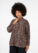 Skjorte med leopardprint, Brun, Model image number 0