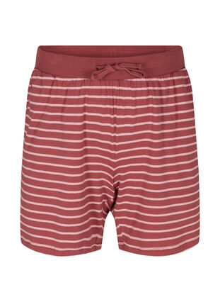 Bomulds shorts med lommer, Apple Butter Stripe, Packshot image number 0