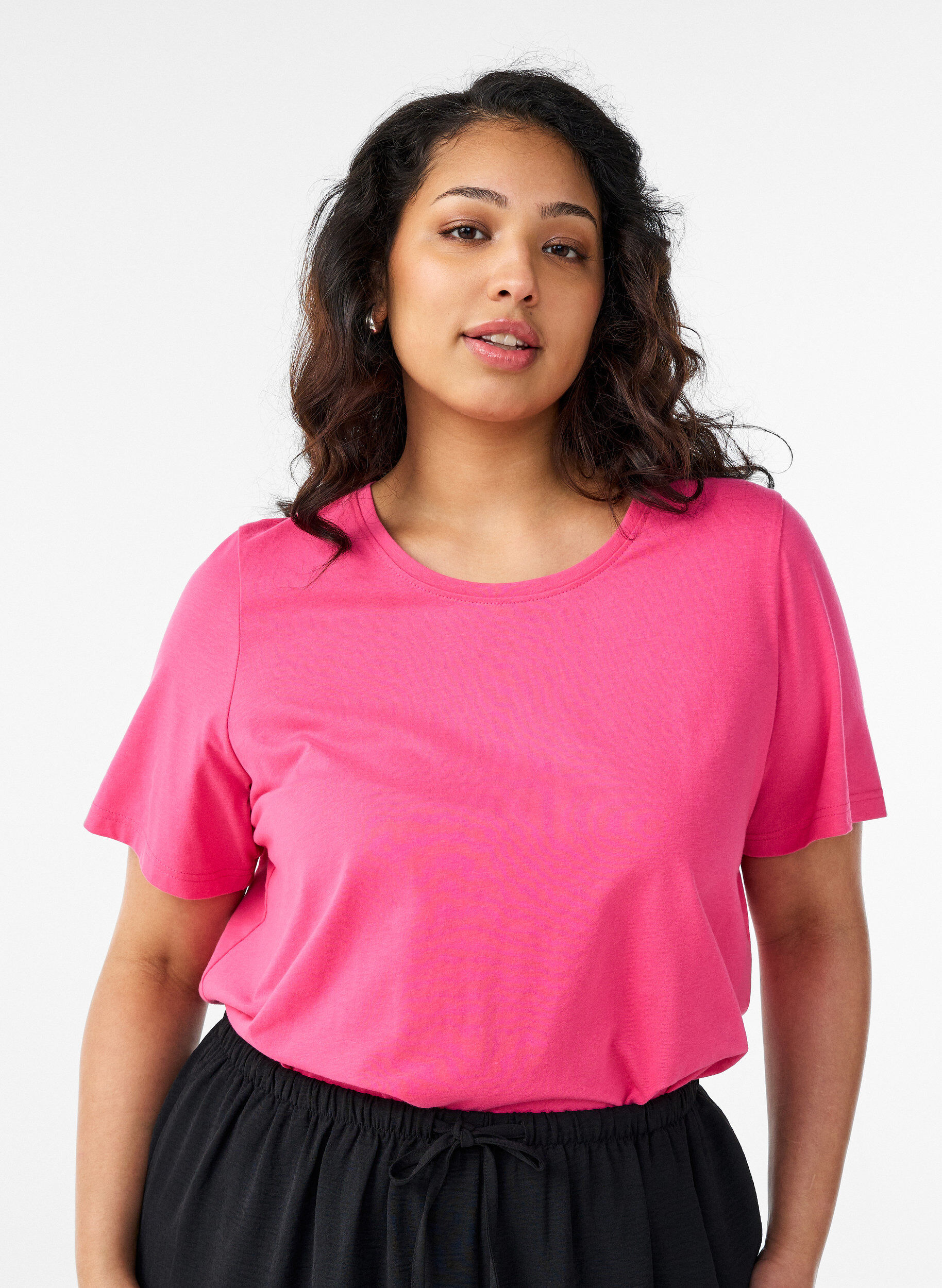 ZizziT-shirt med motiv, Lyser&oslash;d, Model image number 2