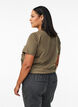 Basis t-shirt i bomuld med rund hals , Gr&oslash;n, Model image number 2