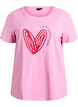 Bomulds t-shirt med motiv, Begonia P. w. Heart, Packshot image number 0