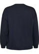 Sweatshirt med tekstmotiv, Bl&aring;, Packshot image number 1