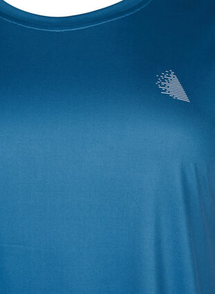 Kortærmet trænings t-shirt, Blue Wing Teal, Packshot image number 2