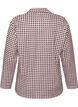 Bomulds pyjamas-skjorte med brystlomme, R&oslash;d, Packshot image number 1