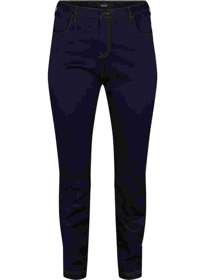Slim fit Emily jeans med normal talje, Unwashed, Packshot image number 0
