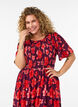 Kjole med smock og blomsterprint, Lilla, Model image number 2