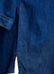 Denimbluse med brystlomme og albuelange &aelig;rmer, Bl&aring;, Packshot image number 3