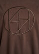 Sweatshirt med motiv, Brun, Packshot image number 2