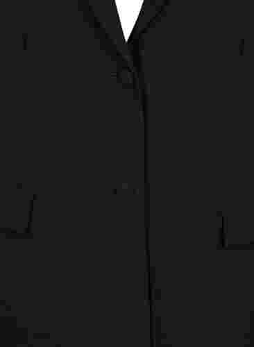 Klassisk blazer med knaplukning, Black, Packshot image number 2