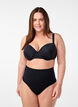 Seamless g-streng med regulær talje, Black, Model image number 0