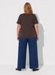 T-shirt med motiv, Brun, Model image number 2