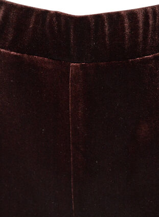 Velour bukser med vidde, Potting Soil, Packshot image number 2