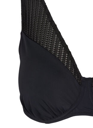 Bikini overdel med bøjle, Black, Packshot image number 2