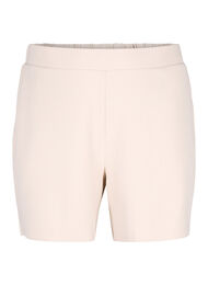 L&oslash;se shorts med lommer, Beige