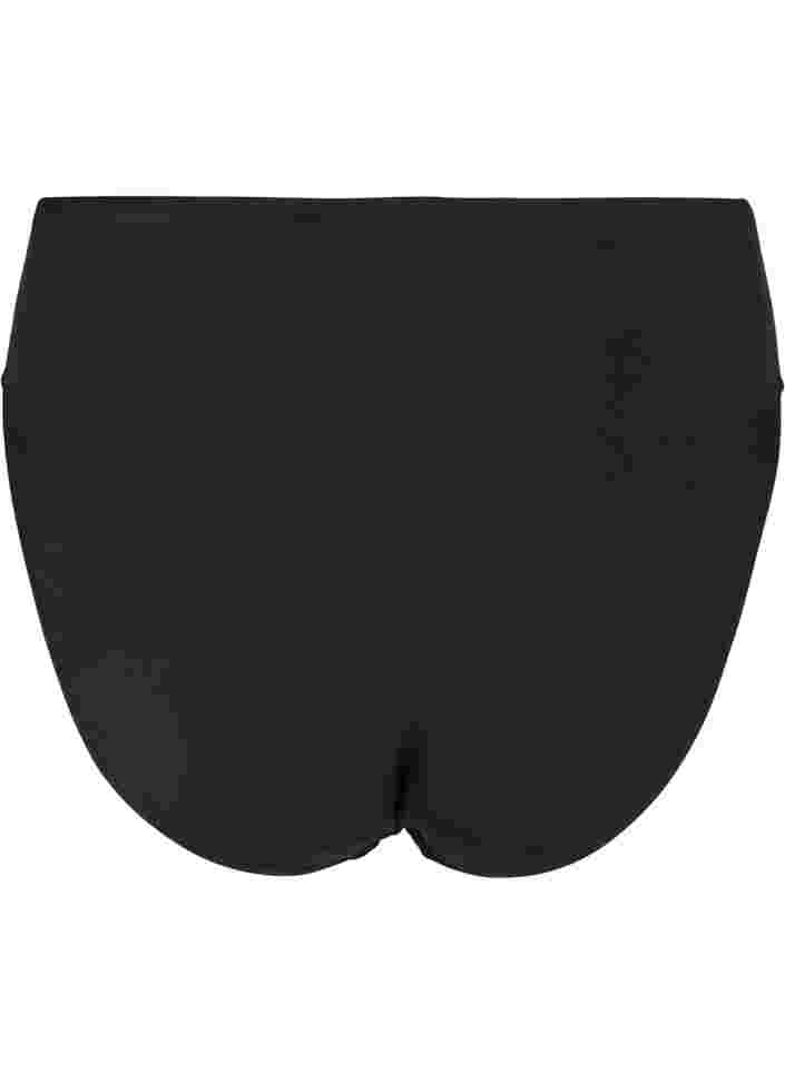 Tai bikini trusse med regulær talje, Black, Packshot image number 1