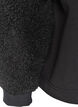 Sweatshirt med teddy&aelig;rmer og h&oslash;j hals, Gr&aring;, Packshot image number 3