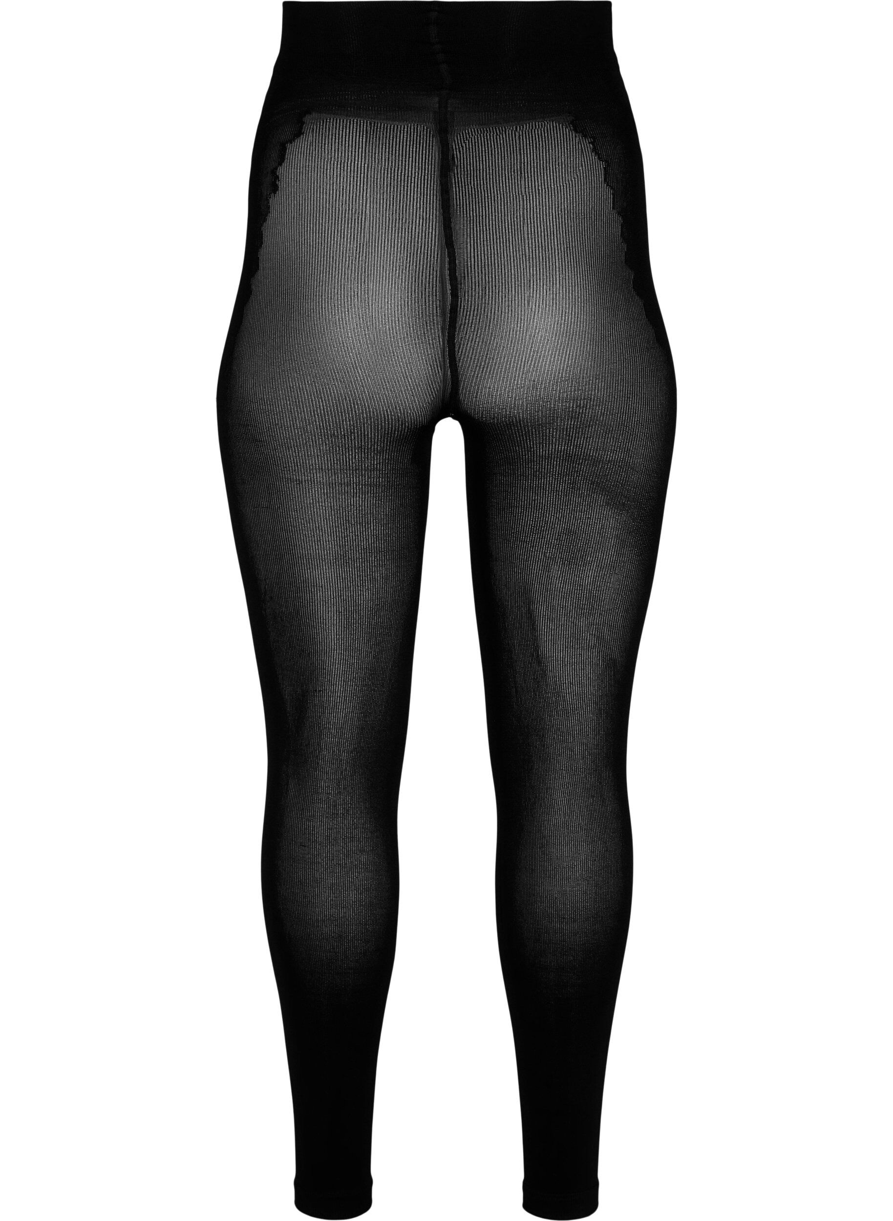 Zizzi Lange graviditets leggings, Sort, Packshot image number 1