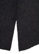 Lang strikcardigan med lommer, Dark Grey Melange, Packshot image number 3