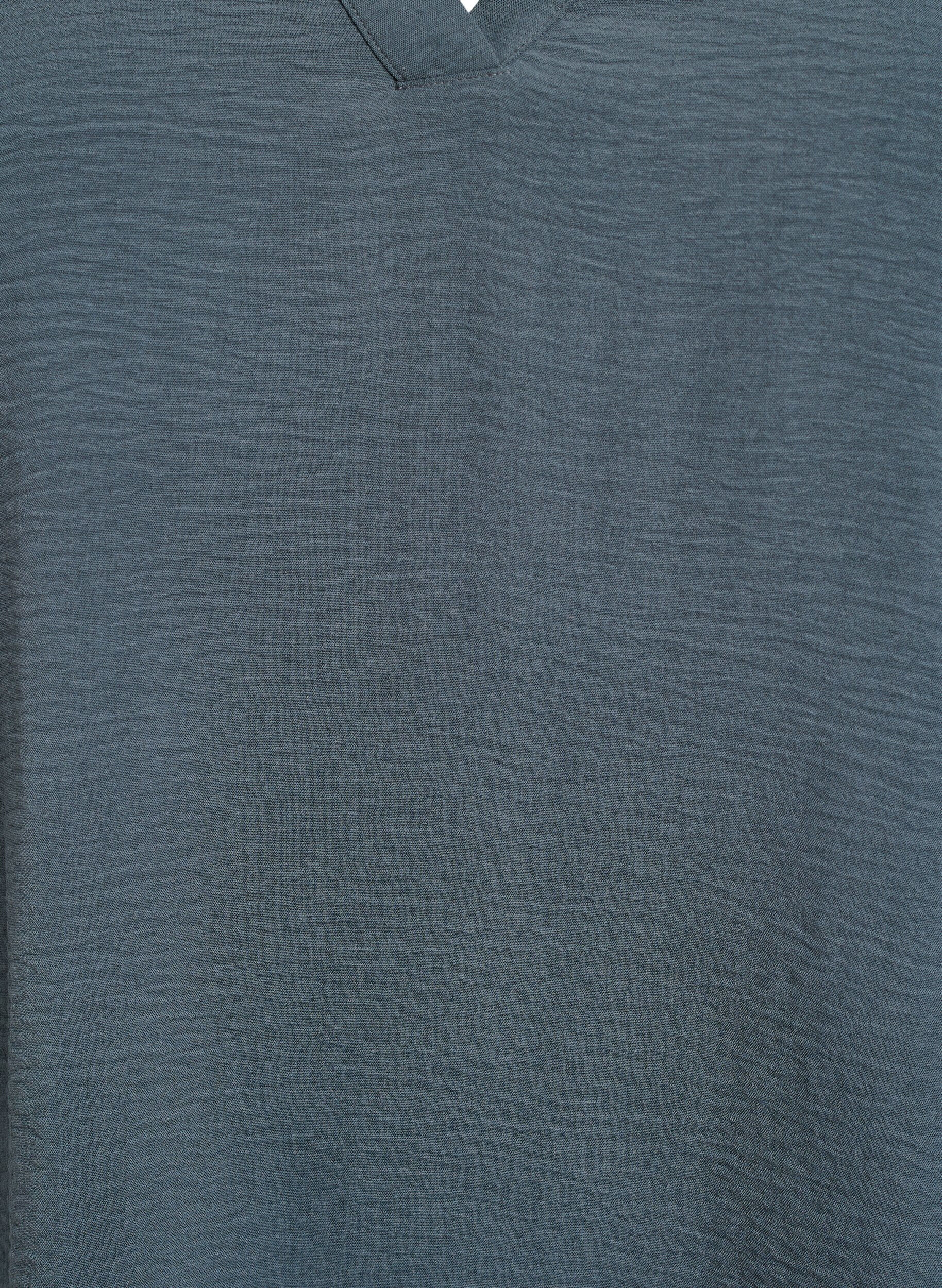 ZizziBluse med 3/4 &aelig;rmer, Gr&oslash;n, Packshot image number 2