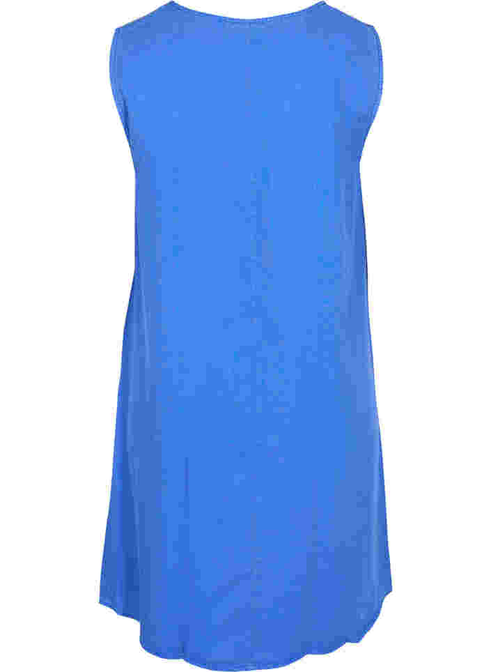 Spencerkjole med v-udskæring, Dazzling Blue, Packshot image number 1