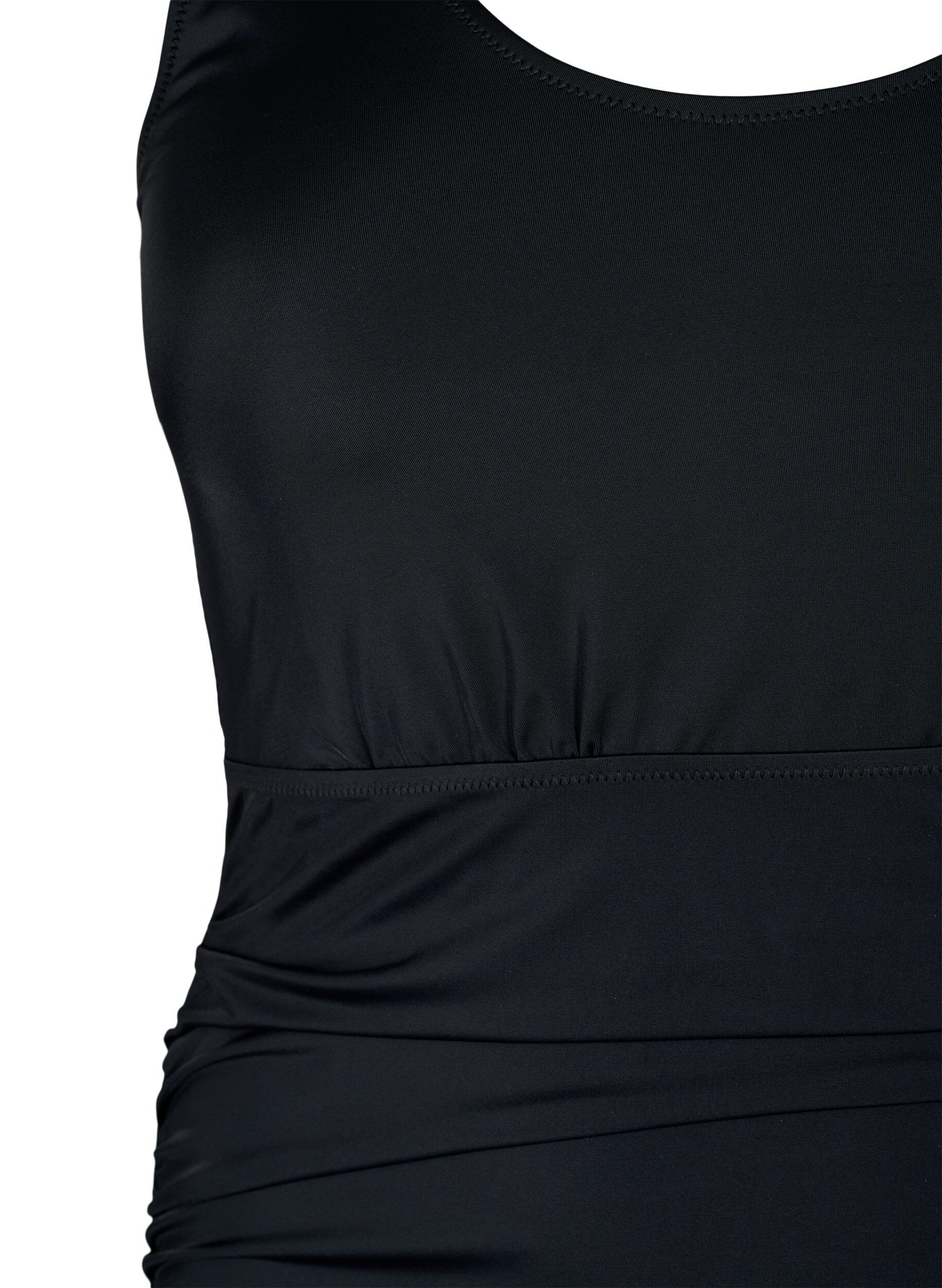 Zizzi Badedragt med ben, Sort, Packshot image number 2