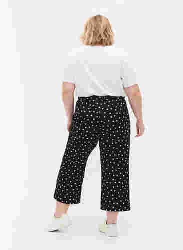 Løse bukser med 7/8 længde, Black Dot, Model image number 1