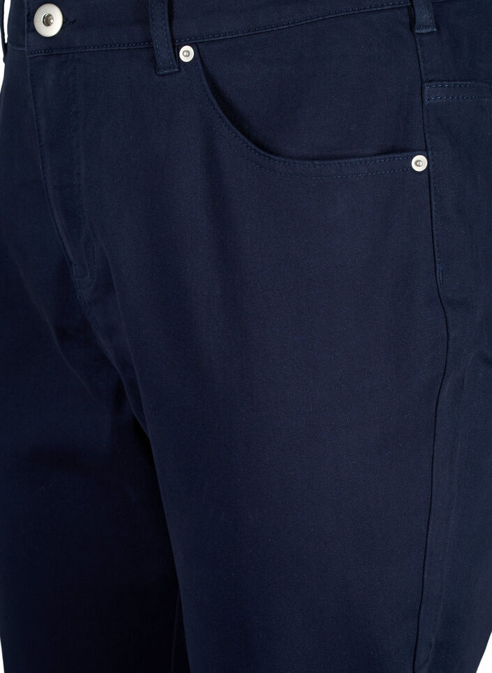 Knickers med høj talje og broderi anglaise , Night Sky, Packshot image number 2