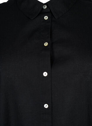 Lang skjorte med korte ærmer, Black, Packshot image number 2