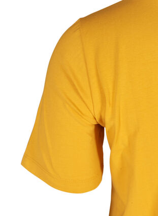 Basis t-shirt, Mineral Yellow, Packshot image number 3