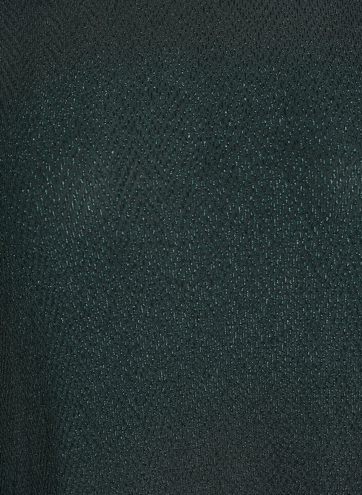 Kort kjole med glittermønster, Grøn, Packshot image number 2