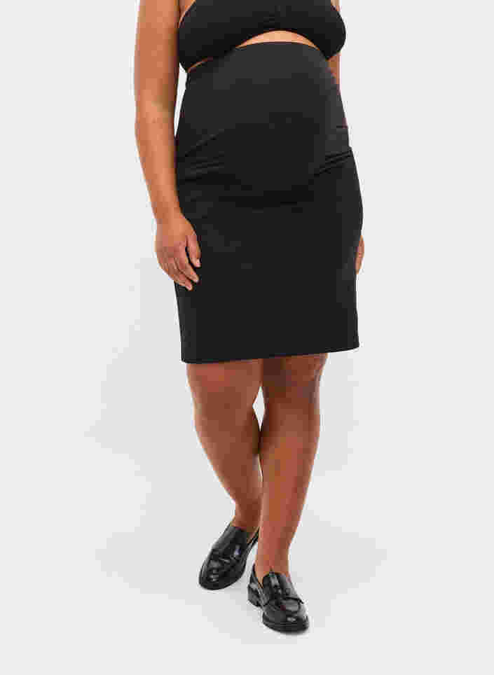 Tætsiddende graviditets nederdel, Black, Model