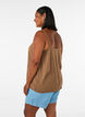 Strop top i viskose, Brun, Model image number 2
