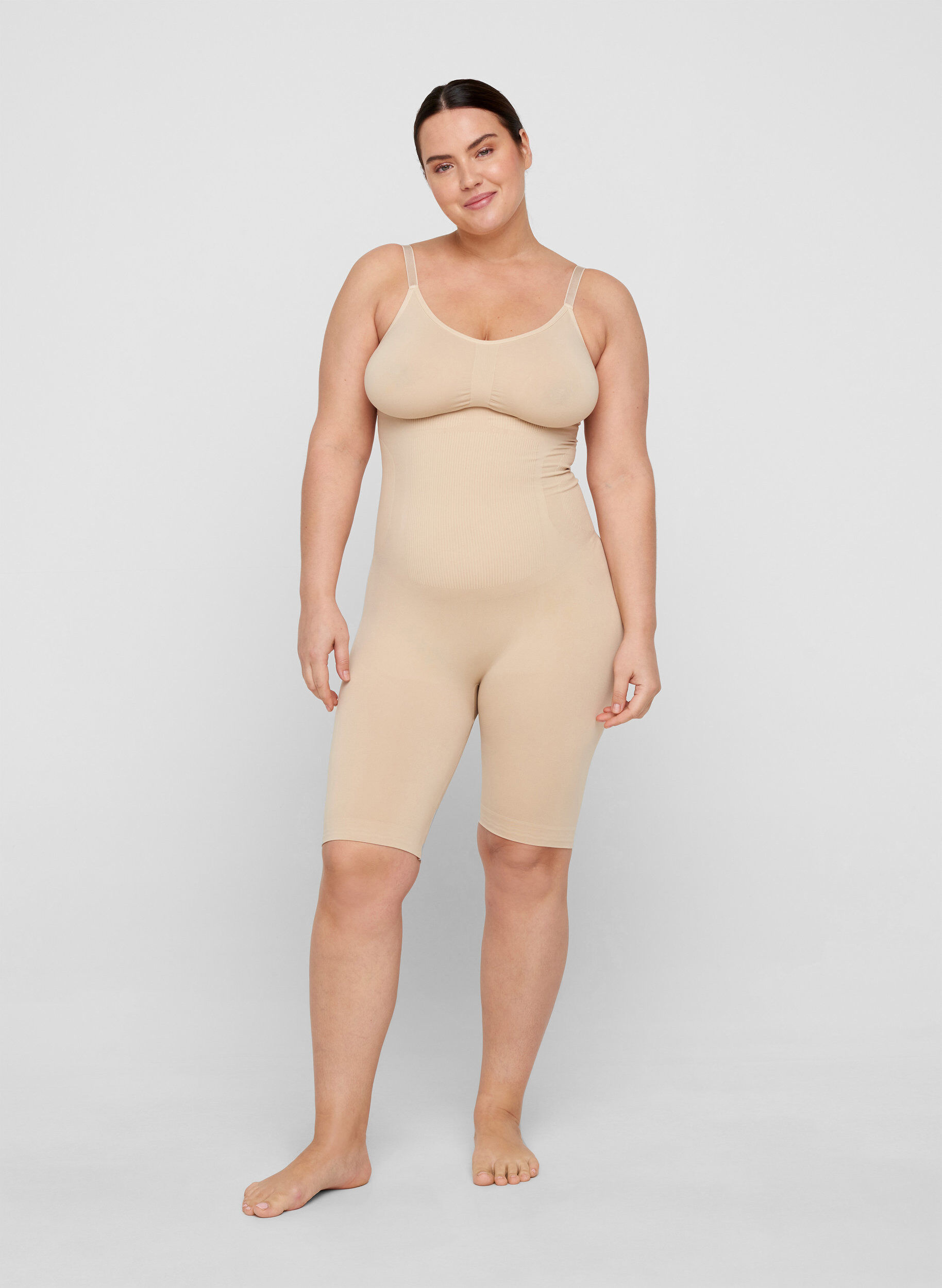 Zizzi Shapewear heldragt, Nude, Model image number 2