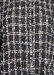 Ternet vest med dekorative knapper, Sort, Packshot image number 2