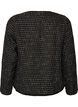 Jakke i boucl&eacute; med guldfarvede knapper, Sort, Packshot image number 1