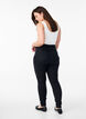 Stretchy jeggings med h&oslash;j talje, Sort, Model image number 1