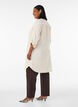 Lang skjorte i h&oslash;r og viskose, Beige, Model image number 2
